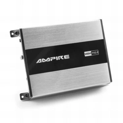 2-Kanal Amplificatore Ampire MBM110.2 Auto Piccolo per Altoparlante Bassi - Immagine 1 di 4