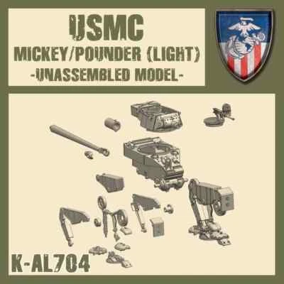Dust - Mickey/Pounder Light Unassembled Model Kit 1/48 - Immagine 1 di 2