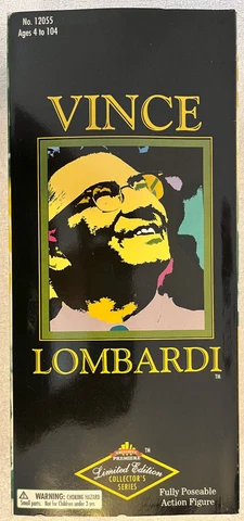Vince Lombardi 1998 Limited Edition Collectors Series Action Figure Cover