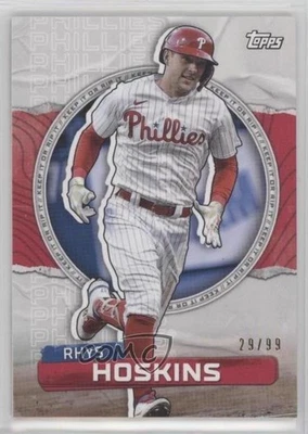 2023 Topps Rip Ripped /99 Rhys Hoskins #89 - Image 1 of 2
