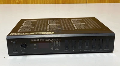 YAMAHA R100 REVERB PROCESSOR DSP LSI 60 Preset Programs MIDI Black DC12V - Image 1 of 4