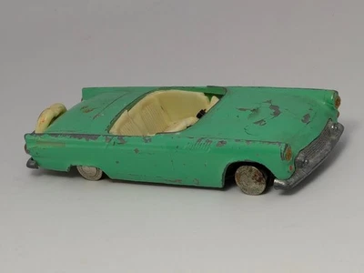 Vintage Tekno DENMARK Ford 57 T-bird Thunderbird Green Diecast - Image 1 of 4