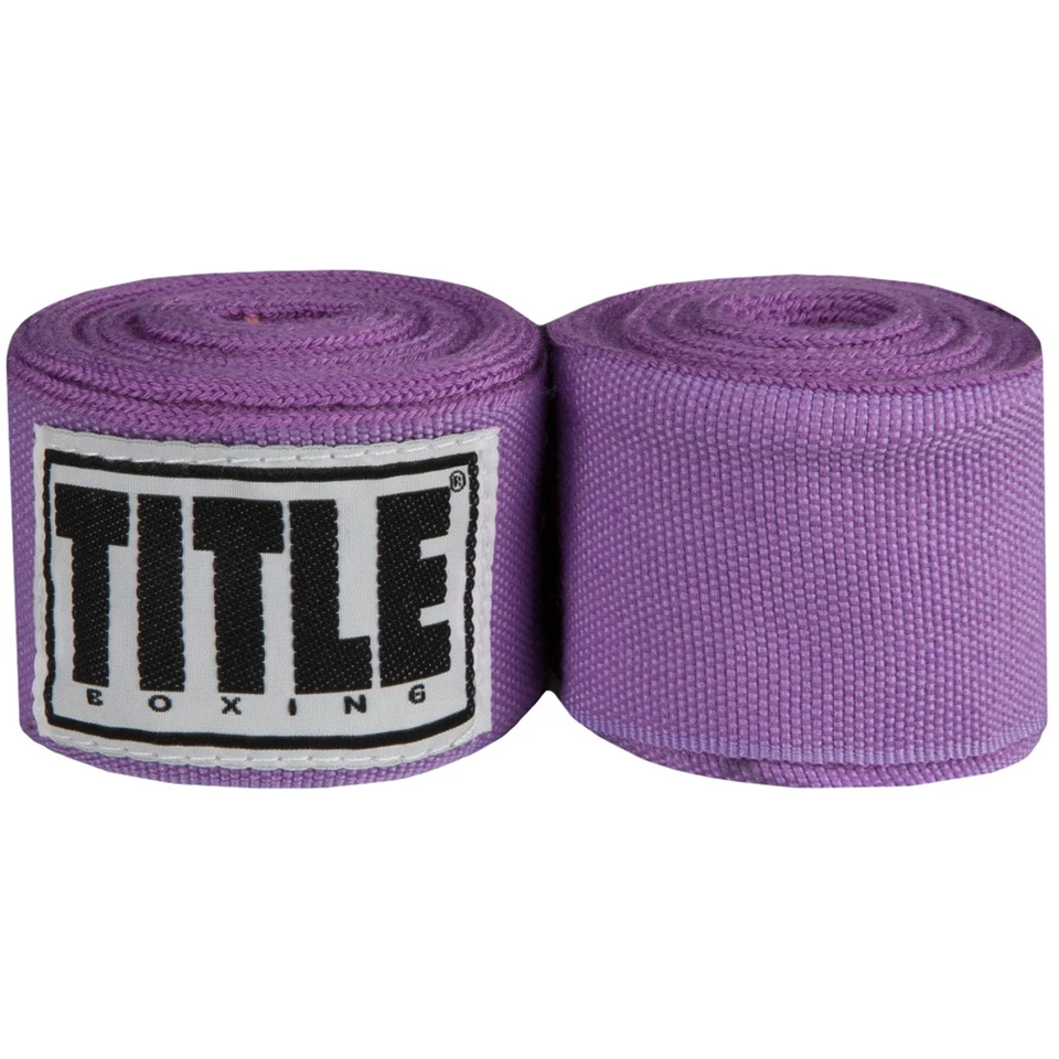 Title Boxing 180" Semi Elastic Mexican Handwraps - Light Purple - Image 1 of 1