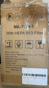Medify Air MA-112R Hepa H13 Caja de 2 Filtros de Repuesto Genuinos - Nuevo En Caja - Imagen 1 de 2