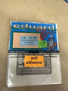 Eduard FE408 Escala 1/48 Fi 156C Cigüeña Interior Autoadhesivo PE Detalle Set - Imagen 1 de 3
