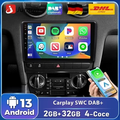 DAB+ Android 14 Für Audi A3 S3 RS3 8P 8V Carplay Autoradio GPS Navi RDS SWC BT - Bild 1 von 4