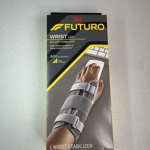 Futuro 3M Left Wrist Deluxe Stabilizer Firm Support Adjustable 5.5-9” Breathable - Picture 1 of 6