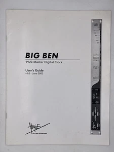 Bedienungsanleitung für Big Ben C777 192K Apogee Electronics Big Ben Master Digitaluhr - Bild 1 von 2