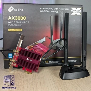 Carte WiFi | TP-Link Archer TX3000E AX3000 | Wi-Fi 6 + Adaptateur PCIe Bluetooth 5.2 - Photo 1/3