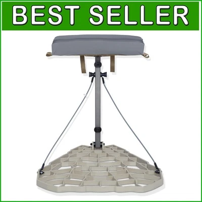 Durable Hang-On Treestand with Chamfered Tooth Design & Safety Harness included - Image 1 of 4