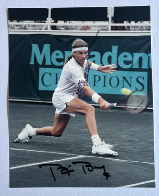 Björn Borg Vintage Signed 8x10 Photo Tennis Legend Sweden HOF Auto - Image 1 of 4