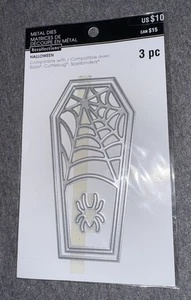 Erinnerungen dünnes Metall Stanzwerkzeug Sizzix Cuttlebug Halloween Sarg TV1 - Bild 1 von 2