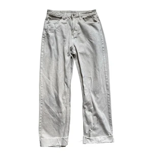 Prinzessin Polly Damenjeans mit Bündchen am Bein Used-Look cremefarben hoher Bund – Größe 8 - Bild 1 von 3