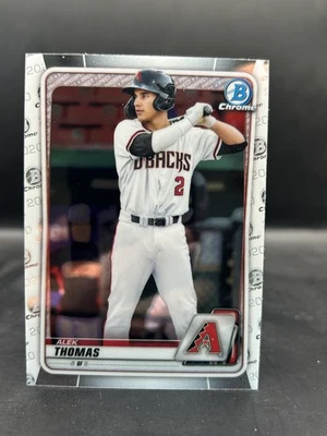 2020 Bowman Draft #BD-195 Alek Thomas Chrome - Image 1 of 2