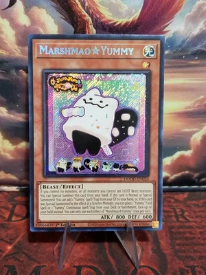 Yu-Gi-Oh! TCG Marshmao Yummy Secret Rare DOOD-EN024 1st Edition Near Mint - Image 1 of 4