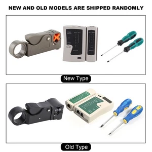 RJ45 RJ11 Crimper Kabel Tester Cutter Punch Werkzeug Schraubendreher Netzwerk K❀ - Bild 1 von 23