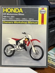 Haynes Motorcycle Repair Manual for Honda CR 250 R 1986-2001 - Bild 1 von 12