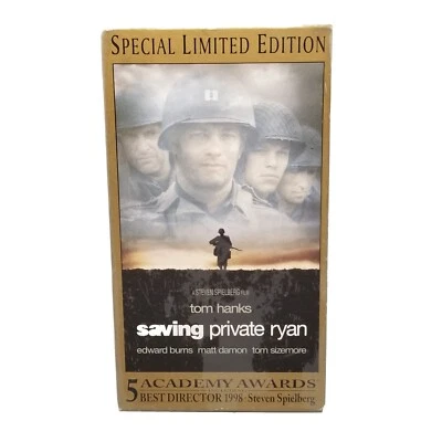Saving Private Ryan VHS (1998) Special Limited Edition 2-Tape Set New Sealed VCR - Image 1 of 3