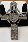 2001 Jeweled Cross Company croix celtique en étain 5 pouces de haut