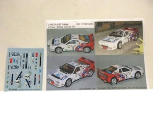 DECAL 1/43 LANCIA 037 RALLY GERONA 1984 J.PONS F.GRANE' - Imagen 1 de 2