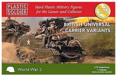 WW2V20033 1/72 WW2 BRITISH UNIVERSAL CARRIER VARIANT Plastic Soldier NEW BOX WW2 - Image 1 of 2