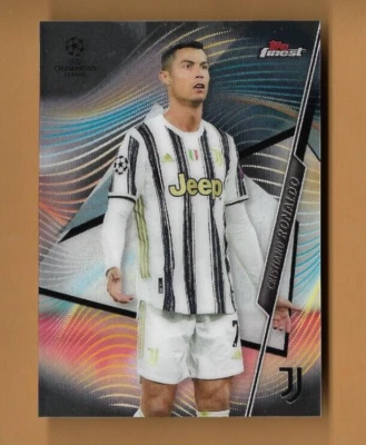 2021 Topps Finest UEFA Champions League CRISTIANO RONALDO Card, Juventus #1 - Image 1 of 2