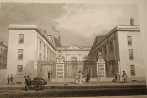 VINTNER'S HALL THAMES LONDON ANTIQUE PRINT LONDRES GRAVURES 1831 SHEPHERD R3386 - Foto 1 di 2