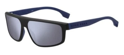 Gafas de sol HUGO BOSS 1379/S embalaje original (T49) negro mate y azul/gris plateado Foto 1 de 3