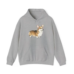 Cute Corgi Unisex Hoodie - Comfy Pet Lover Sweatshirt for Everyday Wear - Picture 1 of 53