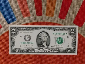 2009 - $2 Two Dollar Bill - F Atlanta - Uncirculated - From BEP Pack - Picture 1 of 5