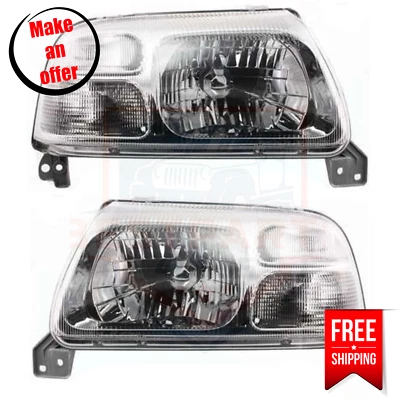 Headlight SZ2502104 SZ2503104 Set of 2 Halogen for 2000-2003 Suzuki Vitara JLX Foto 1 de 4