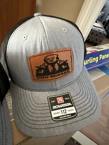 Trump 'YOU MISSED' Trucker Hat - Donald Trump Hat Cap 2024 - 112 Richardson - Picture 1 of 2