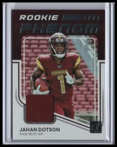 2022 Donruss Jahan Dotson Rookie Phenom Jerseys #RPJ-10 - Picture 1 of 2