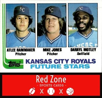 1982 Topps - #471 Royals Future Stars (Hammaker/Jones/Motley) NM Set Break. - Image 1 of 2