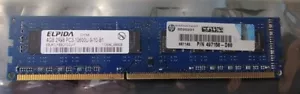 Elpida EBJ41UF8BCF0-DJ-F 4GB DDR3-1333 PC3-10600 Memory Module (HP-497158) - Picture 1 of 1