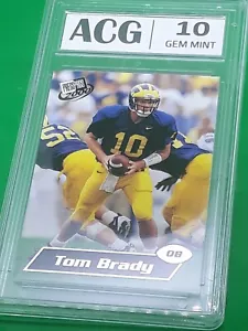Tom Brady 2000 pase de prensa #37 gema como nuevo 10 bucaneros novatos a radiocontrol - Imagen 1 de 3
