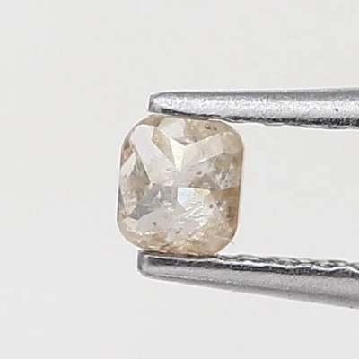 Yellow Loose Natural Diamond 0.14tcw Yellow Cushion Brilliantcut Diamond - Image 1 of 4