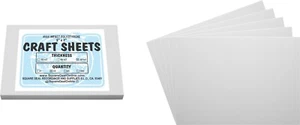 Hojas artesanales de poliestireno White Flex Plasticard - 5"x7" - 0,060" de espesor - Paquete de 10 - Imagen 1 de 1