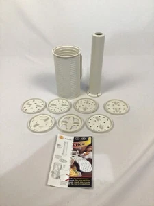 Nudelmaschine Pasta Maker Nudelfee Teig Pastamaschine Manuell 7 Aufsätze - Bild 1 von 8