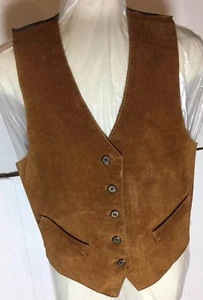 Marke: The Arizona Jean Co braune Wildleder 90’s Weste Größe M - Bild 1 von 9