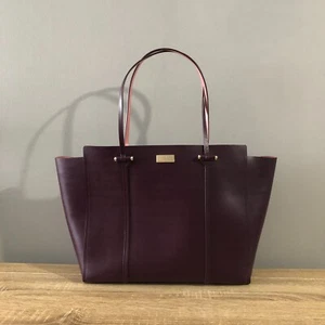 Bolso de Mano Kate Spade Anelle Arbour Hill Cuero Borgoña/Rosa Precio de Venta sugerido por el fabricante $348 - Imagen 1 de 17