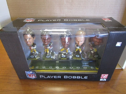Green Bay Packers Super Bowl 45 Era "Playmakers" Limited Edition Bobblehead Set Cover