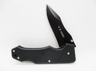 Faca de bolso dobrável Black Ops Tracker Lockback exército dos EUA nova em folha - Imagem 1 de 4