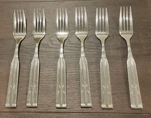 Towle Southwest Set of 6 Dinner Forks 18/8 Supreme Stainless Flatware Korea - Picture 1 of 4