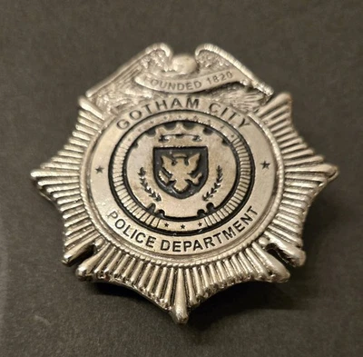 DC Gotham Series Gotham City Police  Department Badge Pin Rare Collectible Prop - Image 1 of 2