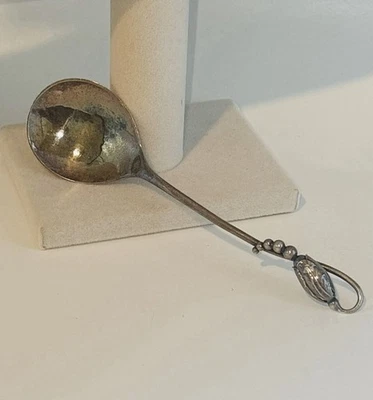 Georg Jensen Blossom #84 Sterling Silver Teaspoon 5.5” Denmark - Image 1 of 4