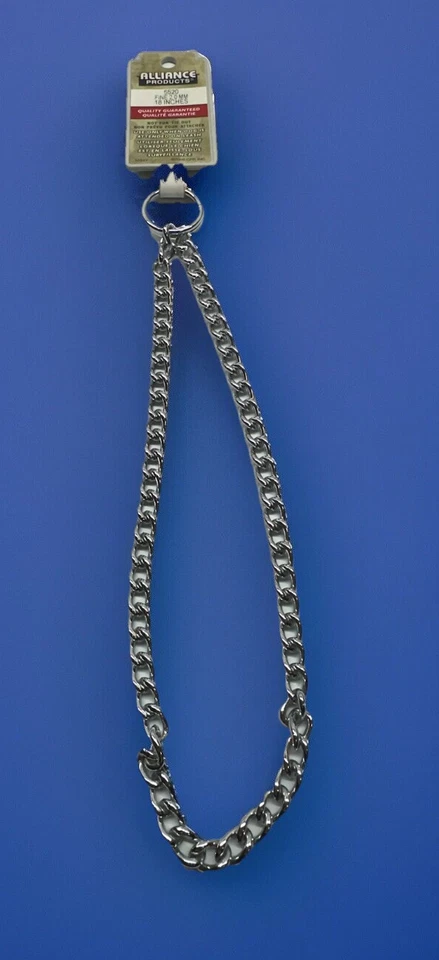 "Cadena estranguladora para collar de perro de entrenamiento Alliance Products 2,0 mm/18"" mediana NUEVO Foto 1 de 1