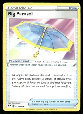 2020 Sword & Shield - Darkness Ablaze Big Parasol Uncommon #157 - Image 1 of 2