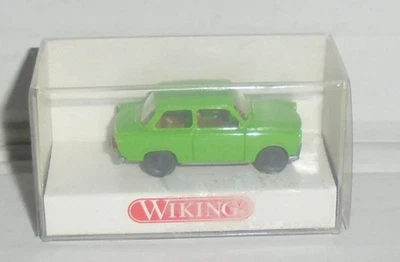 WIKING 129 01 Trabant 601 S, Giallo Chiaro Verde In OVP #F13# - Immagine 1 di 2