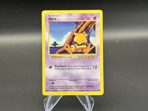 Abra - Shadowless - 43/102 Base Set - Pokémon TCG - 1999 - Picture 1 of 2